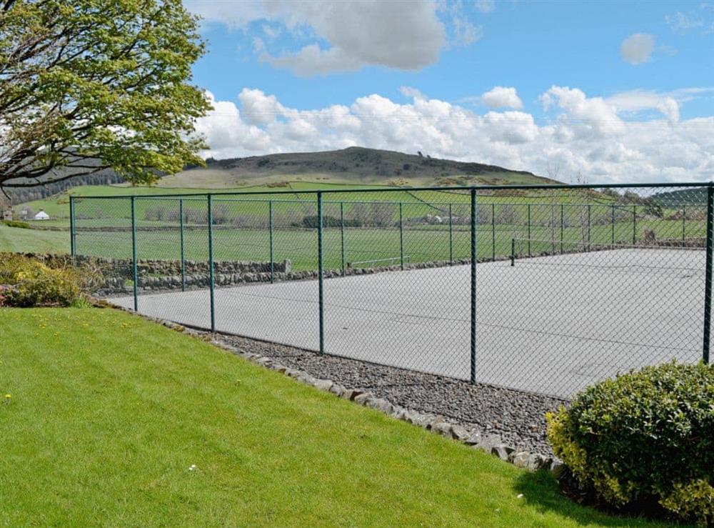 Tennis court at The Wee Byre in Irongray, Dumfries, Dumfriesshire