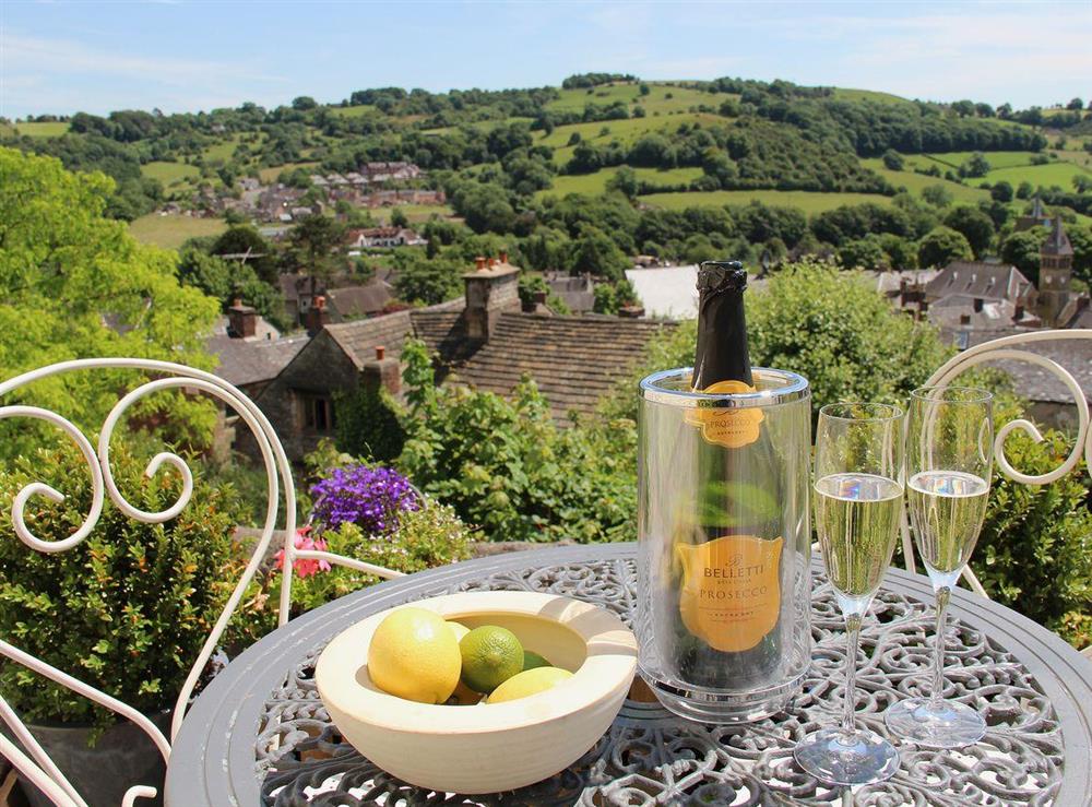 Stunning views of the surrounding countryside at The Wee House on the Hill in Wirksworth, near Matlock, Derbyshire