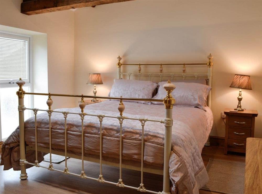 Double bedroom at The Wheat Shed in Calthwaite, near Penrith, Cumbria