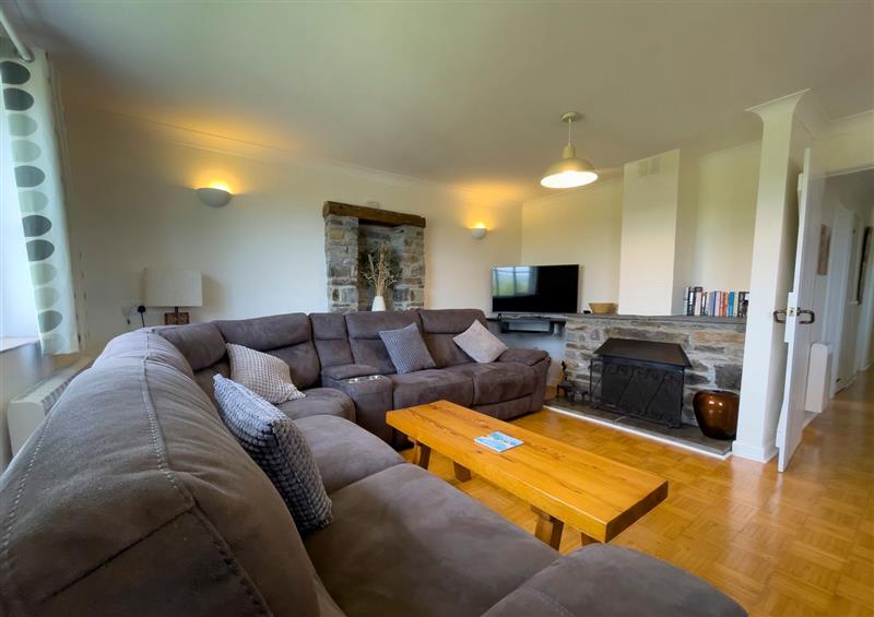 Enjoy the living room at The Wheel @ Canllefaes, Penparc near Cardigan