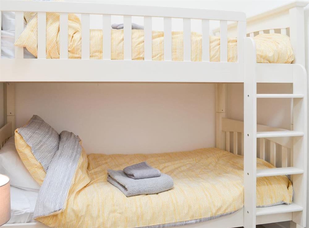 Children’s bunk beds at The Wheel House in Easthill, near Ottery St Mary, Devon