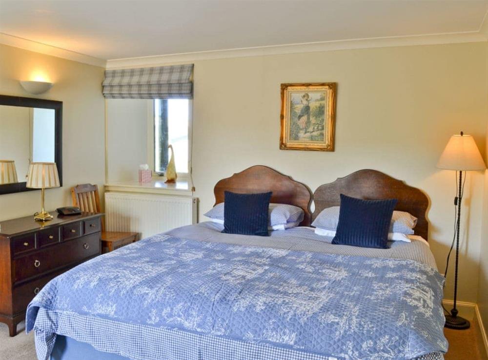 Double bedroom at The Wheelhouse in Kirk Yetholm, near Kelso, Roxburghshire