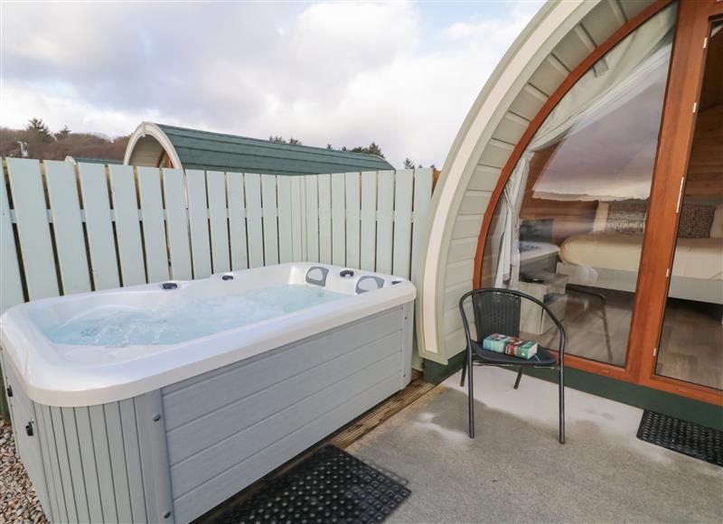 Spend some time in the hot tub at The Wheelhouse Pod No. 2, Burtonport