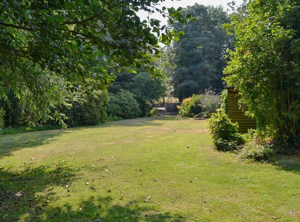 Garden and grounds at The Wherry Arch in Irstead, Norwich, Norfolk