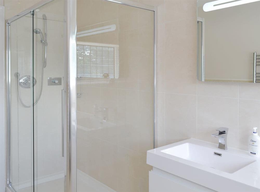 En-suite shower room at The Whins in Ganton, near Filey, North Yorkshire