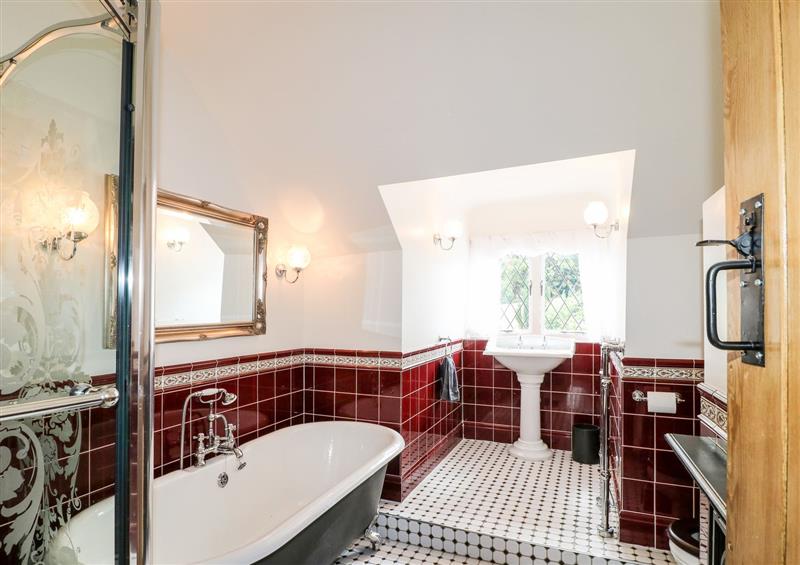 The bathroom at The White Cottage, Bretby near Swadlincote