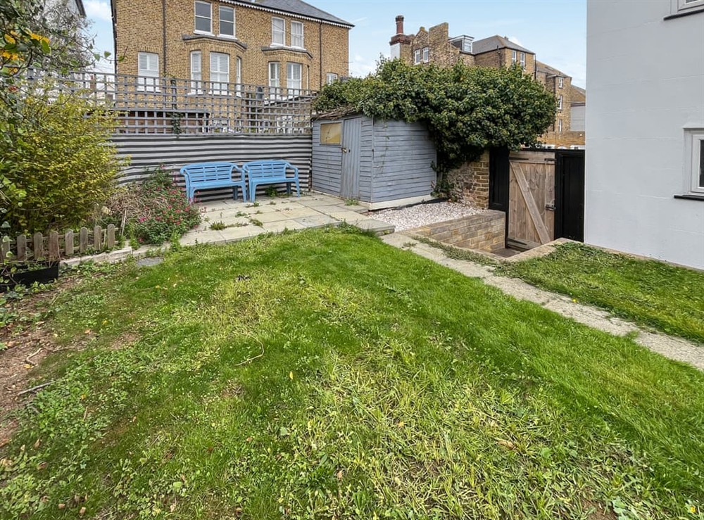 Patio at The White House in Broadstairs, Kent