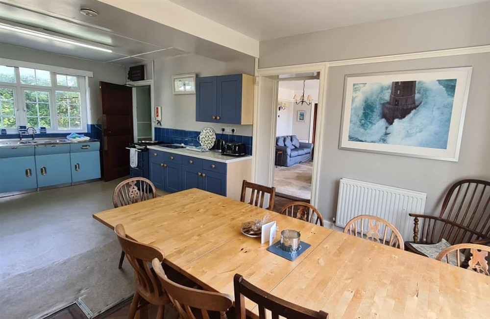 Dining Area at The White House in St Mawes, Cornwall