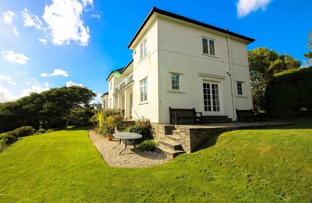 Exterior at The White House in St Mawes, Cornwall