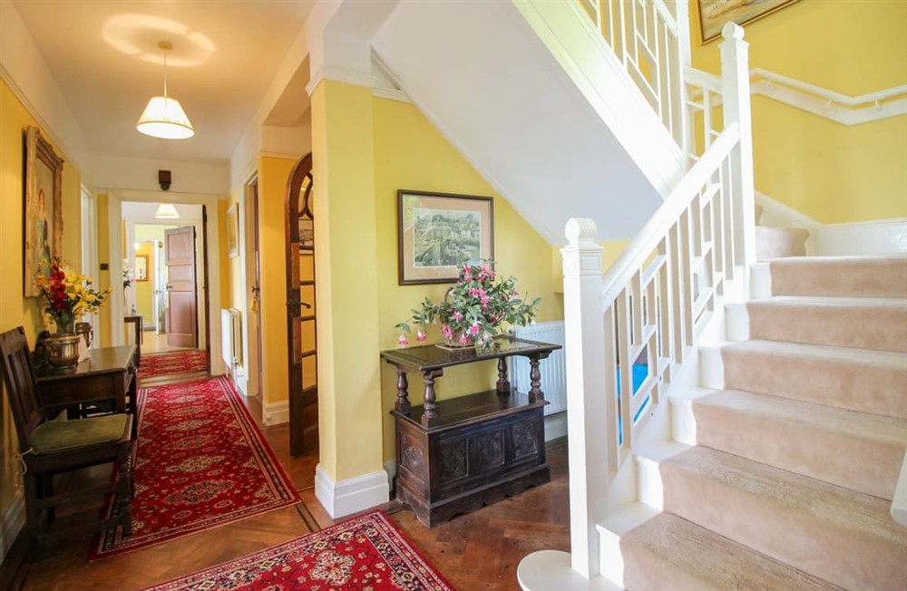 Hallway at The White House in St Mawes, Cornwall