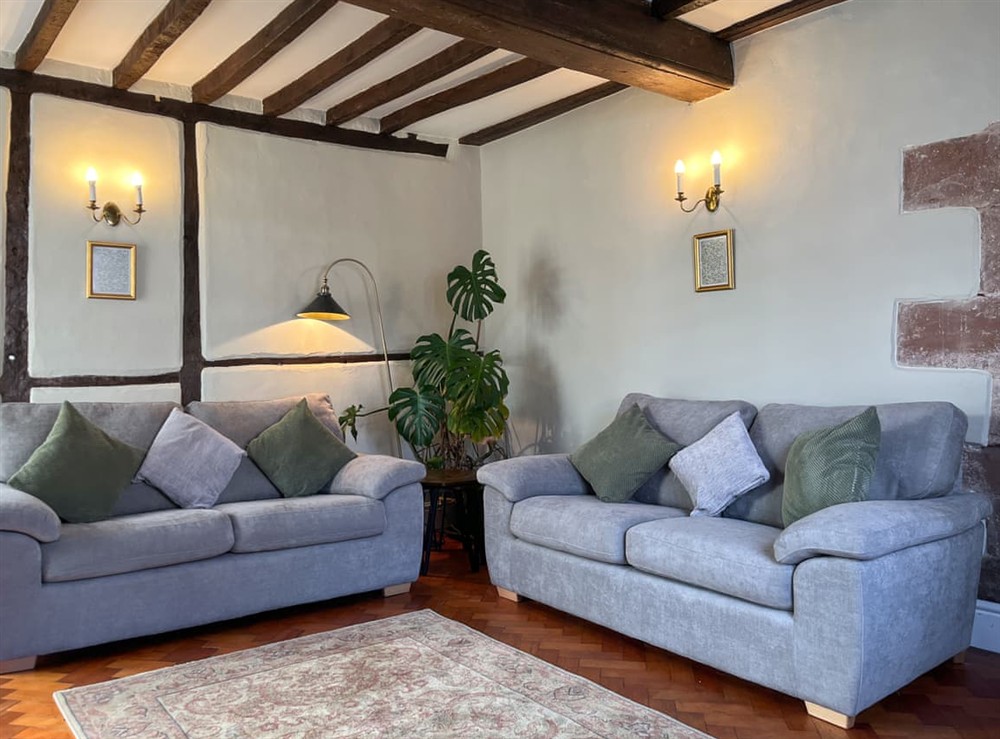 Living area at The White House in Tarporley,, Cheshire