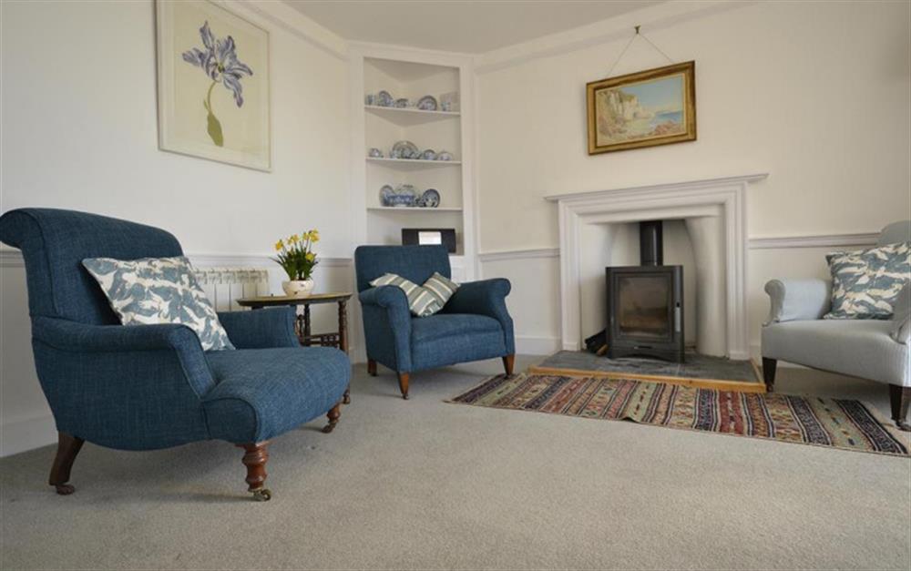 Another view of the comfortable sitting room. at The White House in Torcross