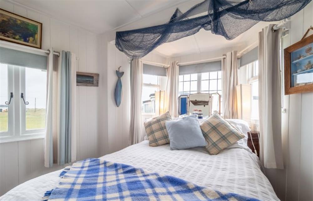 Cabin one is the master bedroom at The Wild Duck, Heacham near Kings Lynn