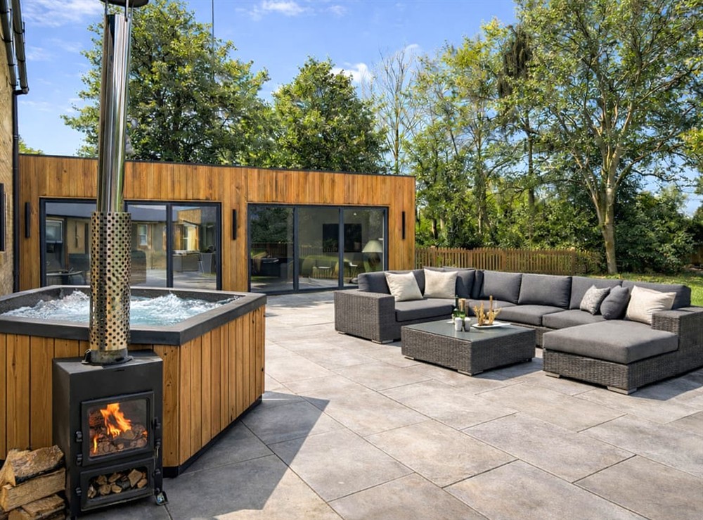Hot tub at The Wilderness in Thetford, Norfolk