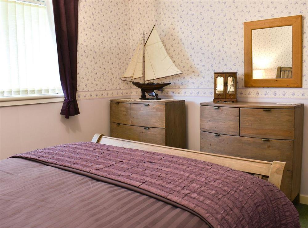 Spacious double bedroom at The Willows in Brodick, Isle of Arran, Scotland