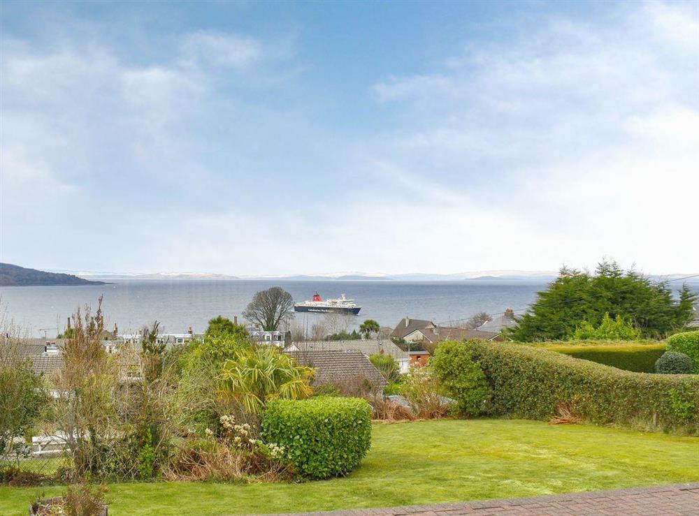 Views from the property of the beautiful surrounding area at The Willows in Brodick, Isle of Arran, Scotland