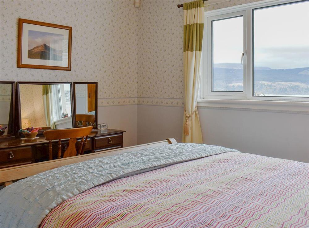 Well presented double bedroom at The Willows in Brodick, Isle of Arran, Scotland
