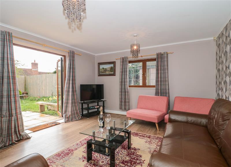 Relax in the living area at The Willows, Carhampton near Minehead