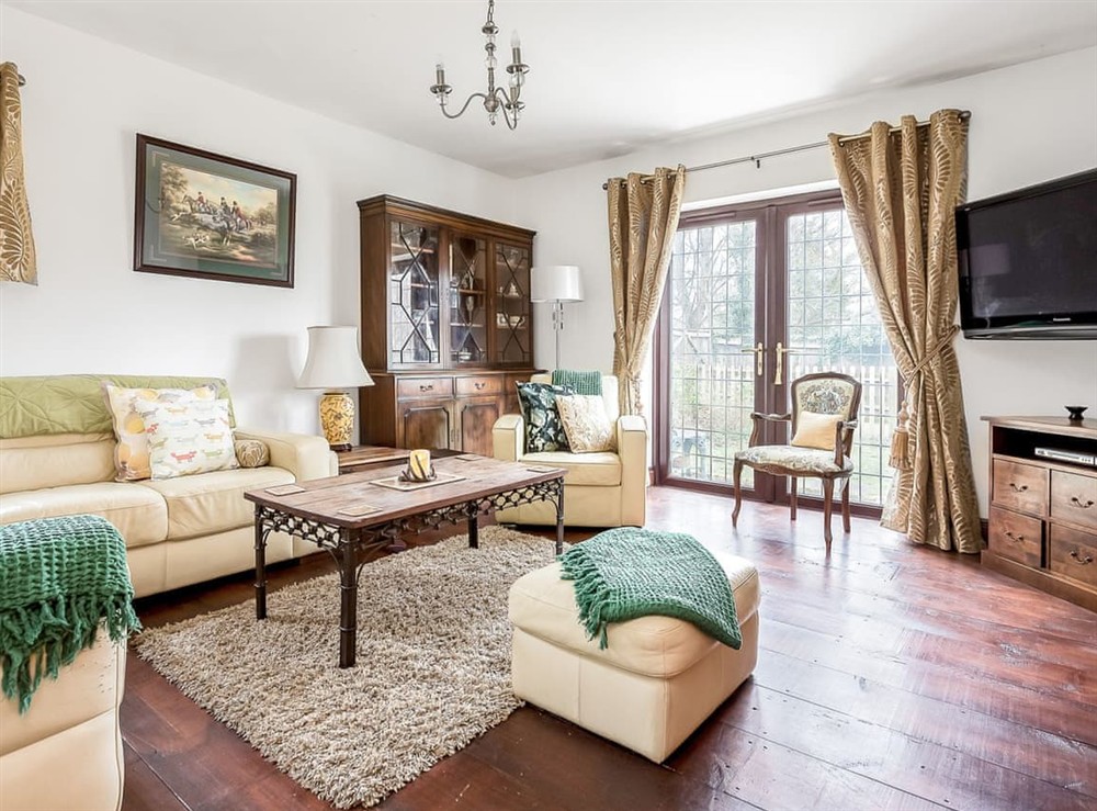 Living room at The Willows in Christchurch, Dorset