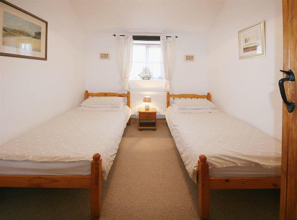 Twin bedroom at The Willows in Ilston, Gower, Swansea., West Glamorgan