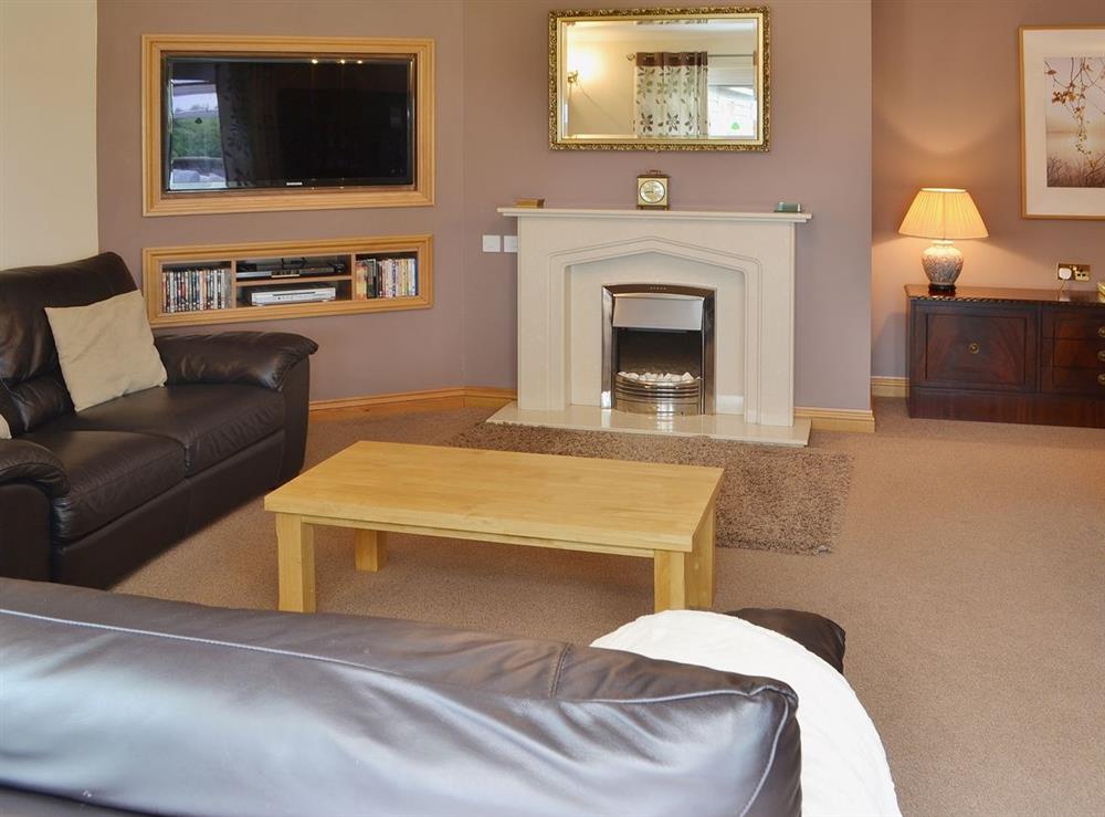 Living room at The Willows in Morpeth, Northumberland