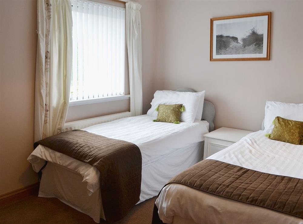 Twin bedroom at The Willows in Morpeth, Northumberland