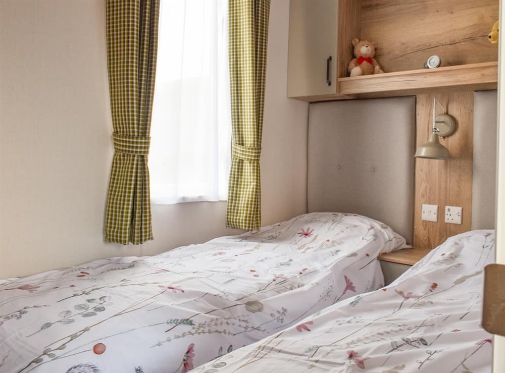 Twin bedroom at The Willows in Stonham Aspal, near Stowmarket, Suffolk