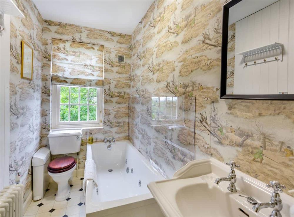 Bathroom at The Wing at Brook Hall in Wighill, near York, North Yorkshire
