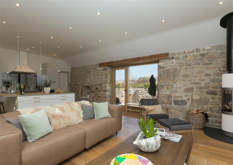The living room at The Wink, Cape Cornwall, St Just