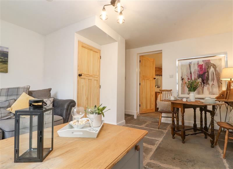 Relax in the living area at The Wonky Burrow, Bowness-On-Windermere