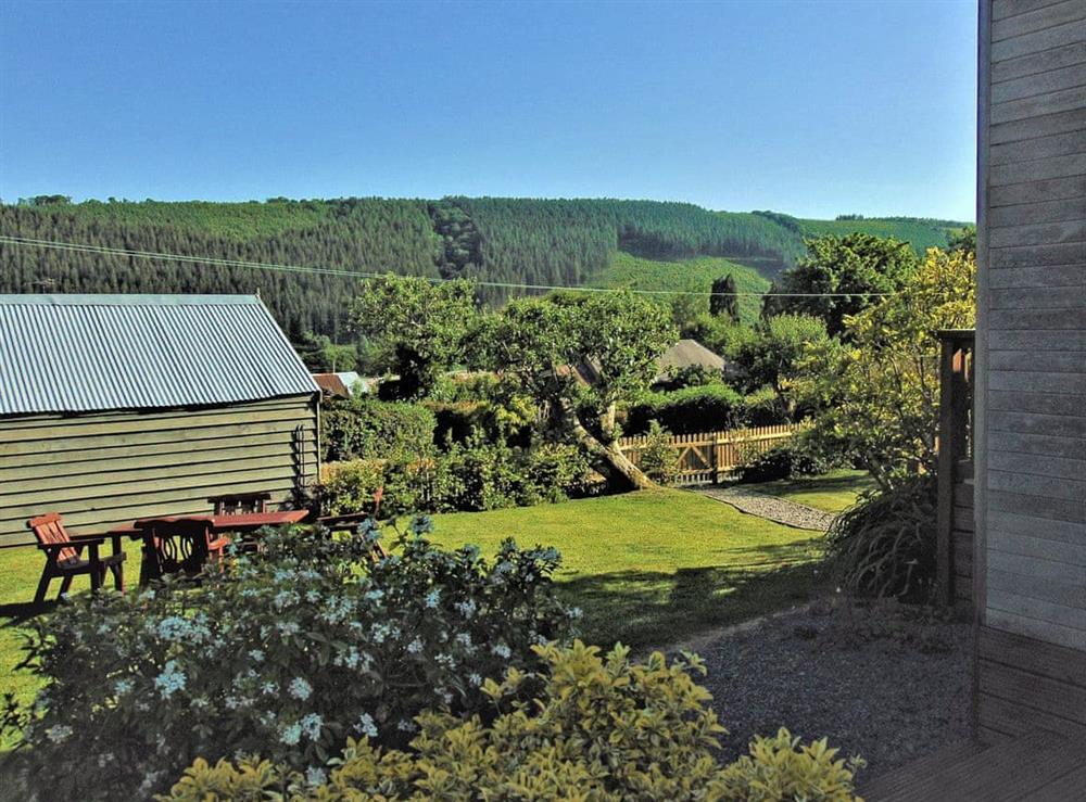 Amazing views at The Wooden Lodge in Upper Lye, near Presteigne, Herefordshire