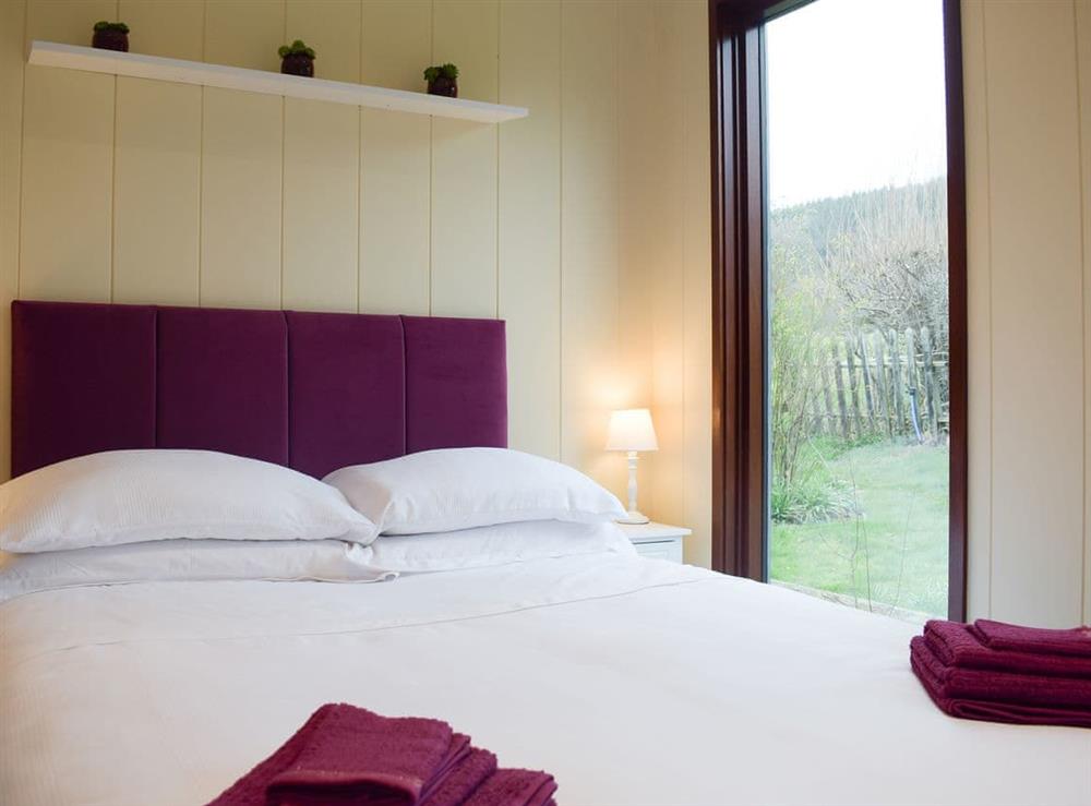 Tranquil double bedroom (photo 2) at The Wooden Lodge in Upper Lye, near Presteigne, Herefordshire