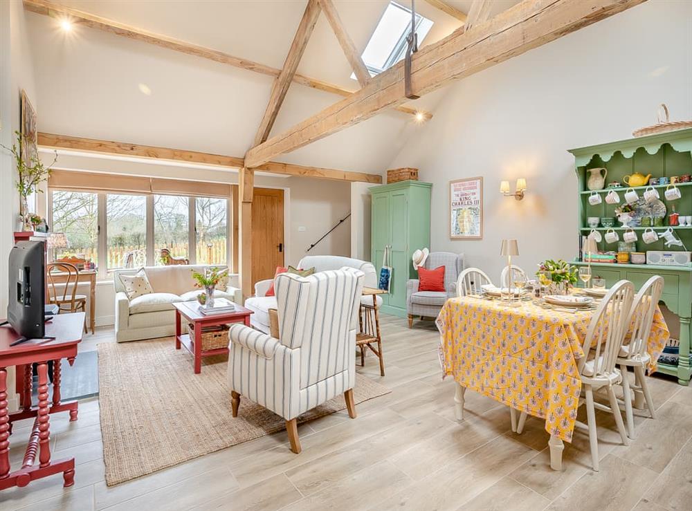 Open plan living space (photo 3) at The Woodshed in Appletree, Northamptonshire