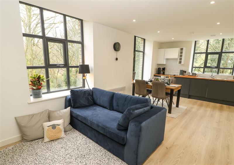 Relax in the living area at The Woolery, Holmfirth