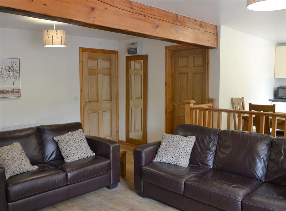 Comfortable open plan living space at Snowdon, 