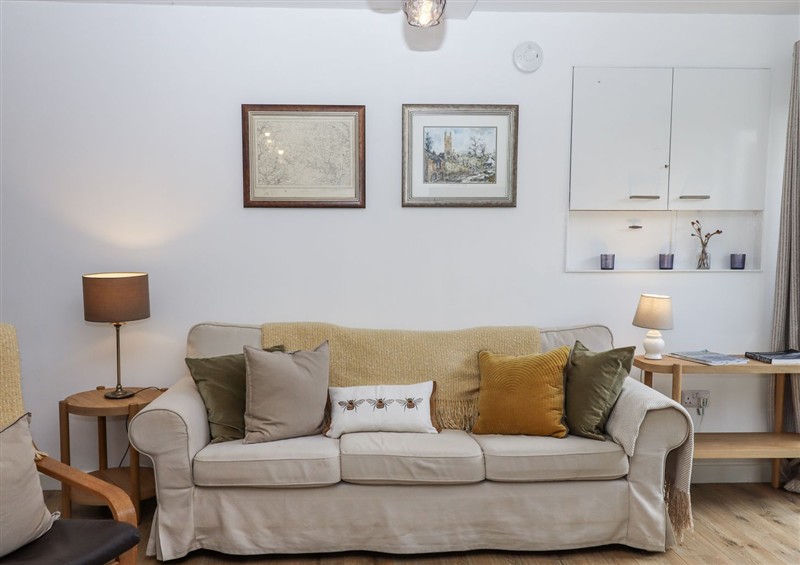 Relax in the living area at The Workshop, Mary Tavy