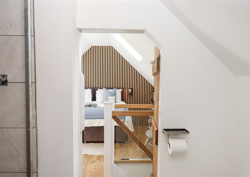 This is the bedroom at The Workshop, Mary Tavy