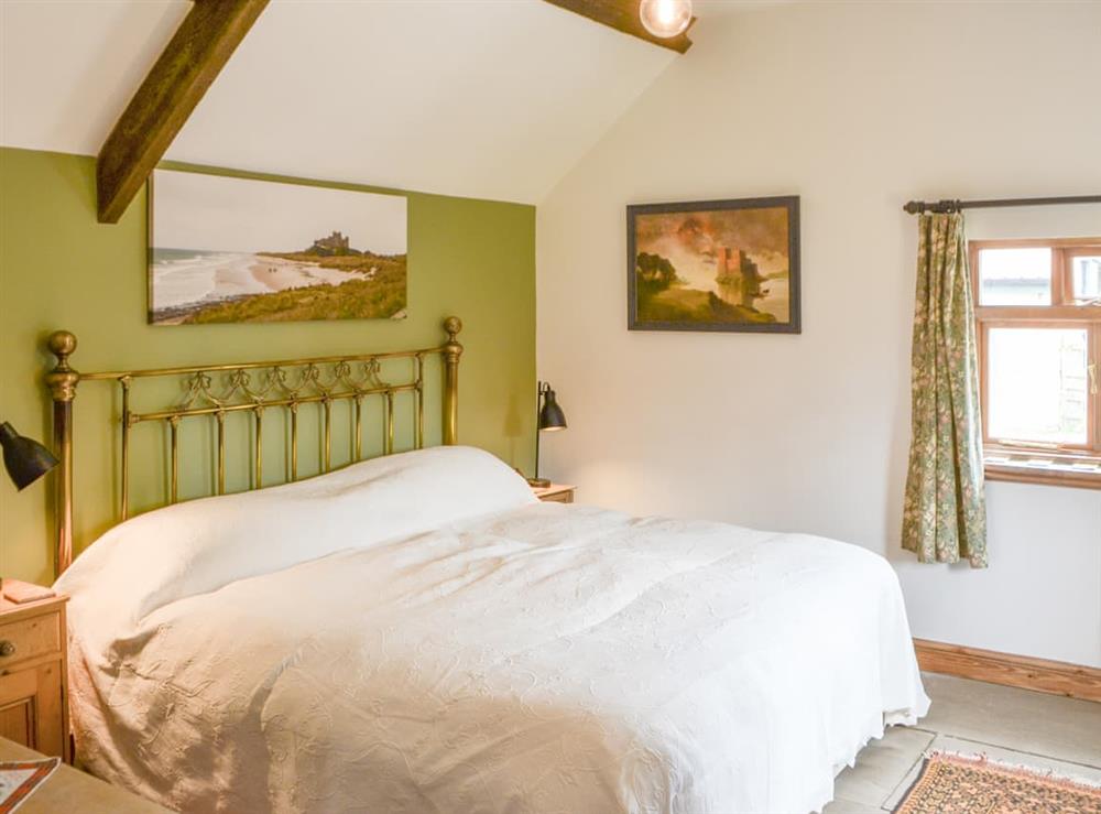 Double bedroom at The Workshop in Newton-on-the-Moor, Northumberland