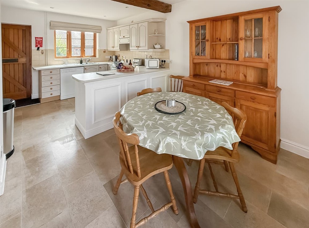 Kitchen/diner at The Wrens in Stoke St. Gregory, near Taunton, Somerset