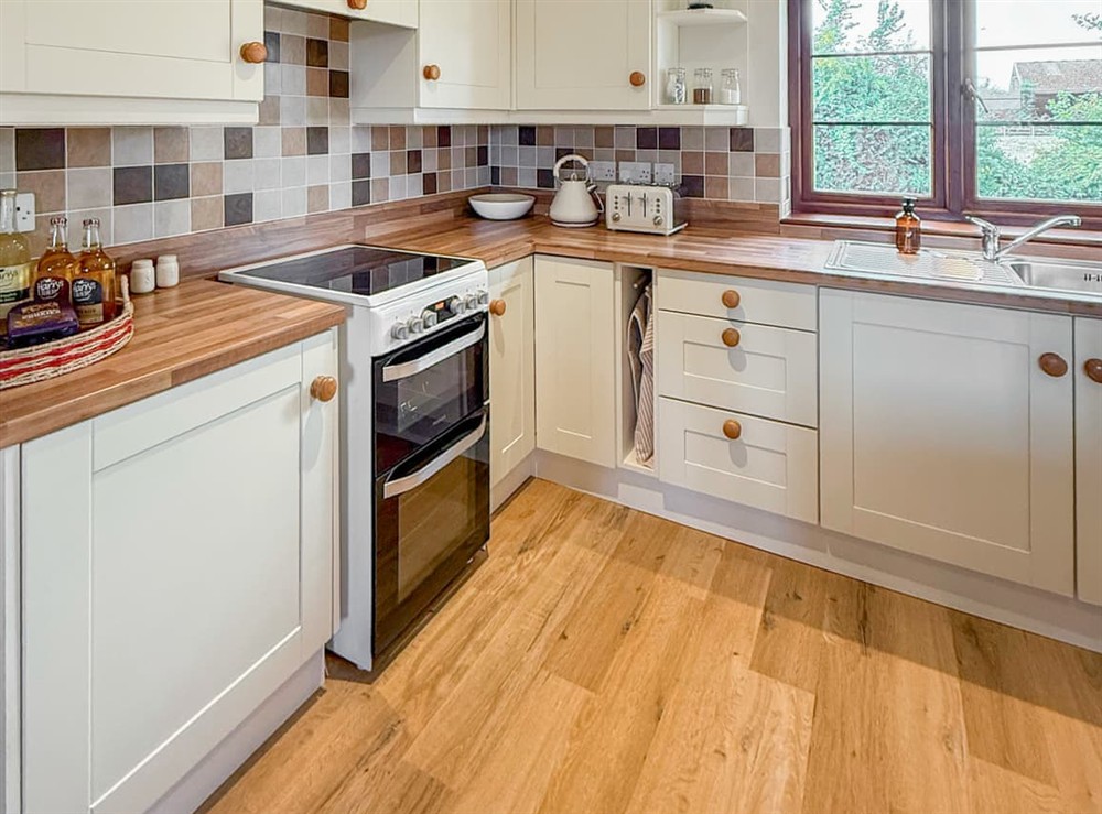 Kitchen at The Wrens in Stoke St. Gregory, near Taunton, Somerset