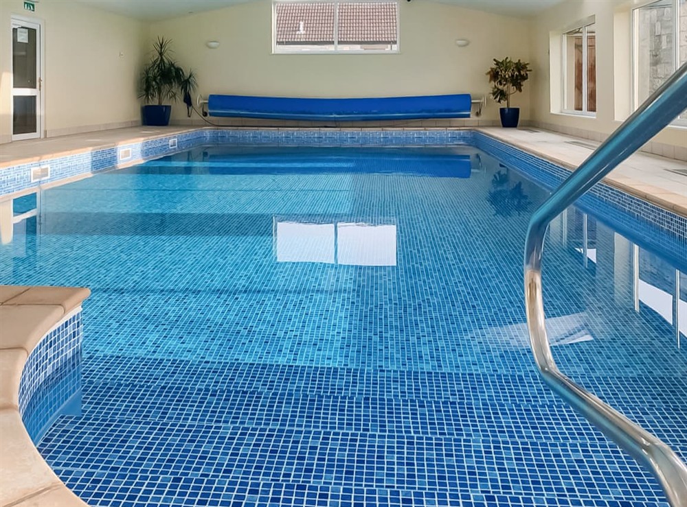 Swimming pool at The Wrens in Stoke St. Gregory, near Taunton, Somerset