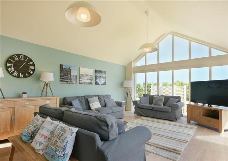 Relax in the living area at The Wynd, Bamburgh
