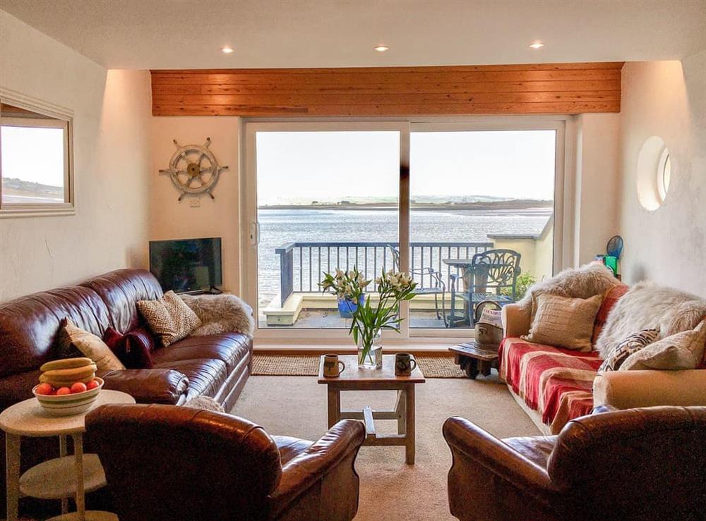 Living room at The Yard Arm in Appledore, Devon