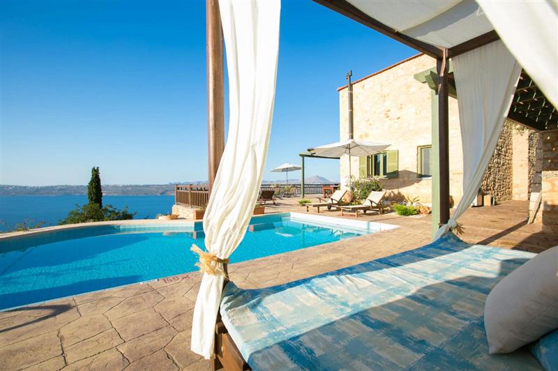 Lay by the pool at Thea, Western Crete, Greece