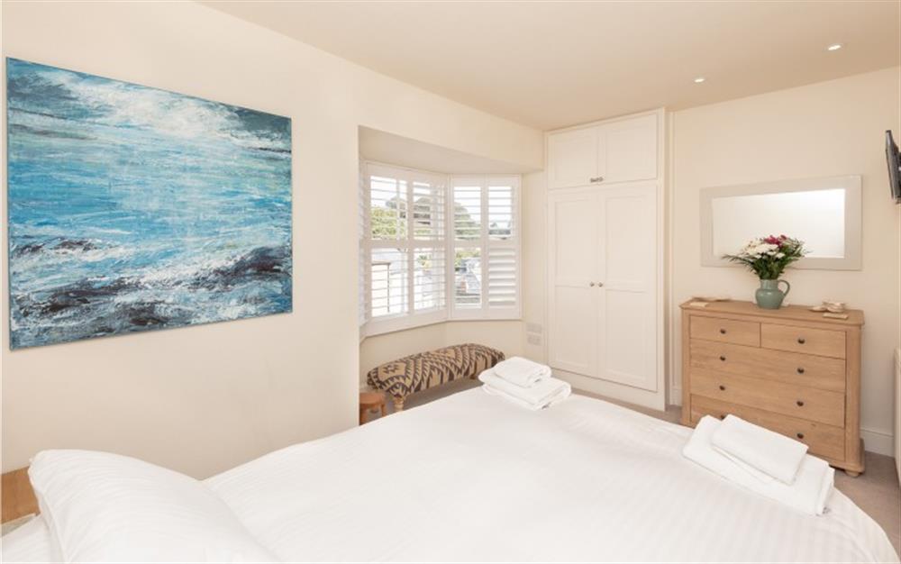 The master bedroom  at Thelma in Salcombe