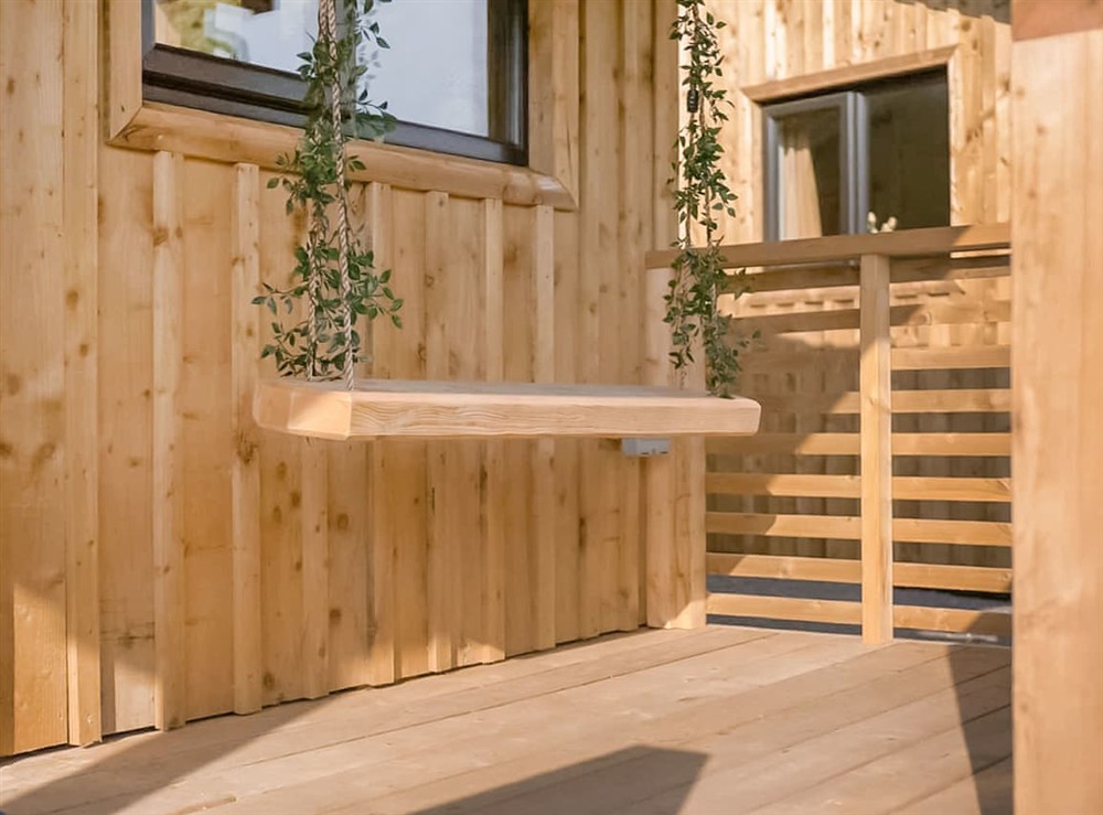 Decking at Thie Ny Wyllin in Kirk Michael, Isle Of Man