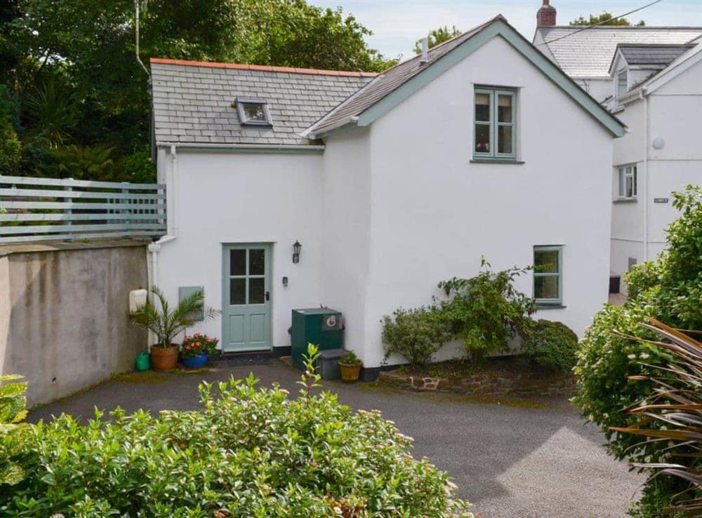 Ample parking at Thimble Cottage in Hartland, North Devon., Great Britain