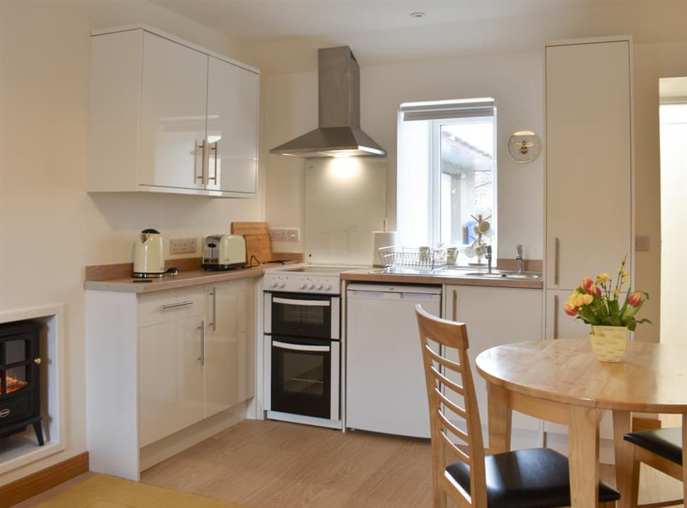 Open plan living space at Thirty Spey Cottages in Aberlour, Banffshire