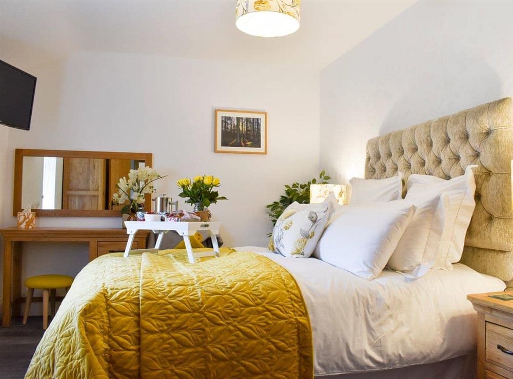Double bedroom at Thistle Cottage in Staintondale, near Scarborough, Yorkshire, North Yorkshire