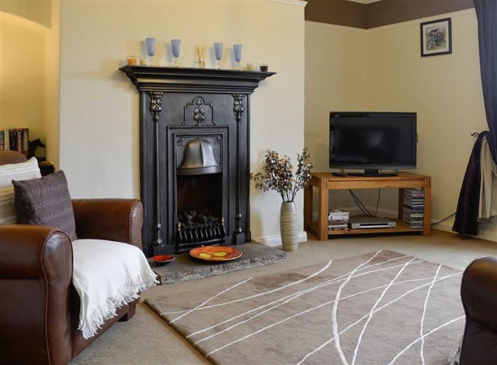 Living room at Thistle Cottage in Wolsingham, near Crook, Durham